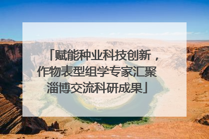 赋能种业科技创新，作物表型组学专家汇聚淄博交流科研成果