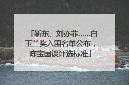 靳东、刘亦菲……白玉兰奖入围名单公布，陈宝国谈评选标准