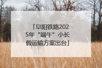 阜阳铁路2025年“端午”小长假运输方案出台