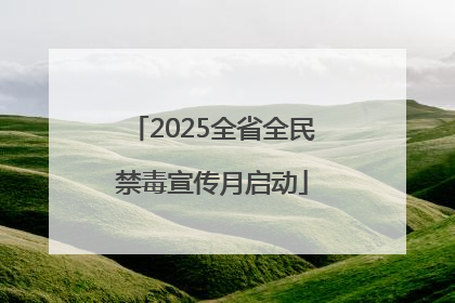 2025全省全民禁毒宣传月启动