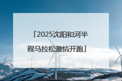 2025沈阳和河半程马拉松激情开跑