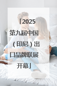 2025第九届中国（印尼）出口品牌联展开幕