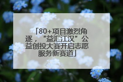 80+项目激烈角逐，“益汇江汉”公益创投大赛开启志愿服务新赛道